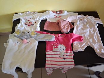 Pyjamas filles 1 mois hivers 