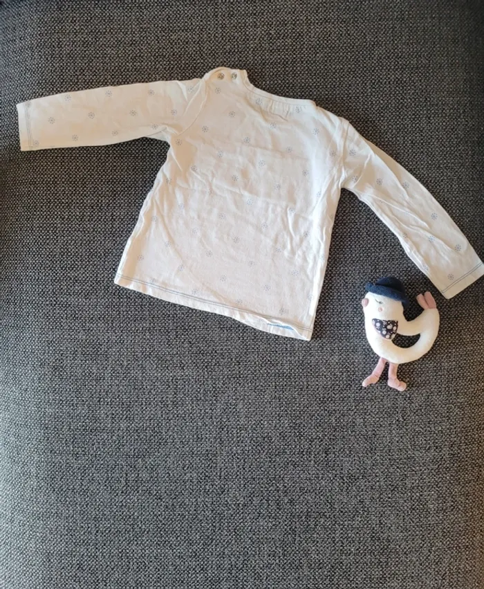 T-shirt manches longues coton 24 mois - photo numéro 4