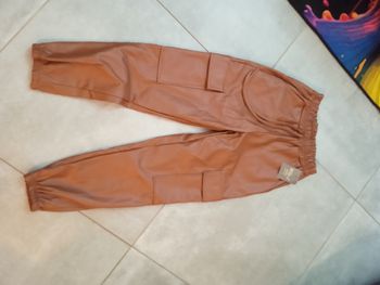pantalon cargo simili cuir neuf étiquette achat willy z