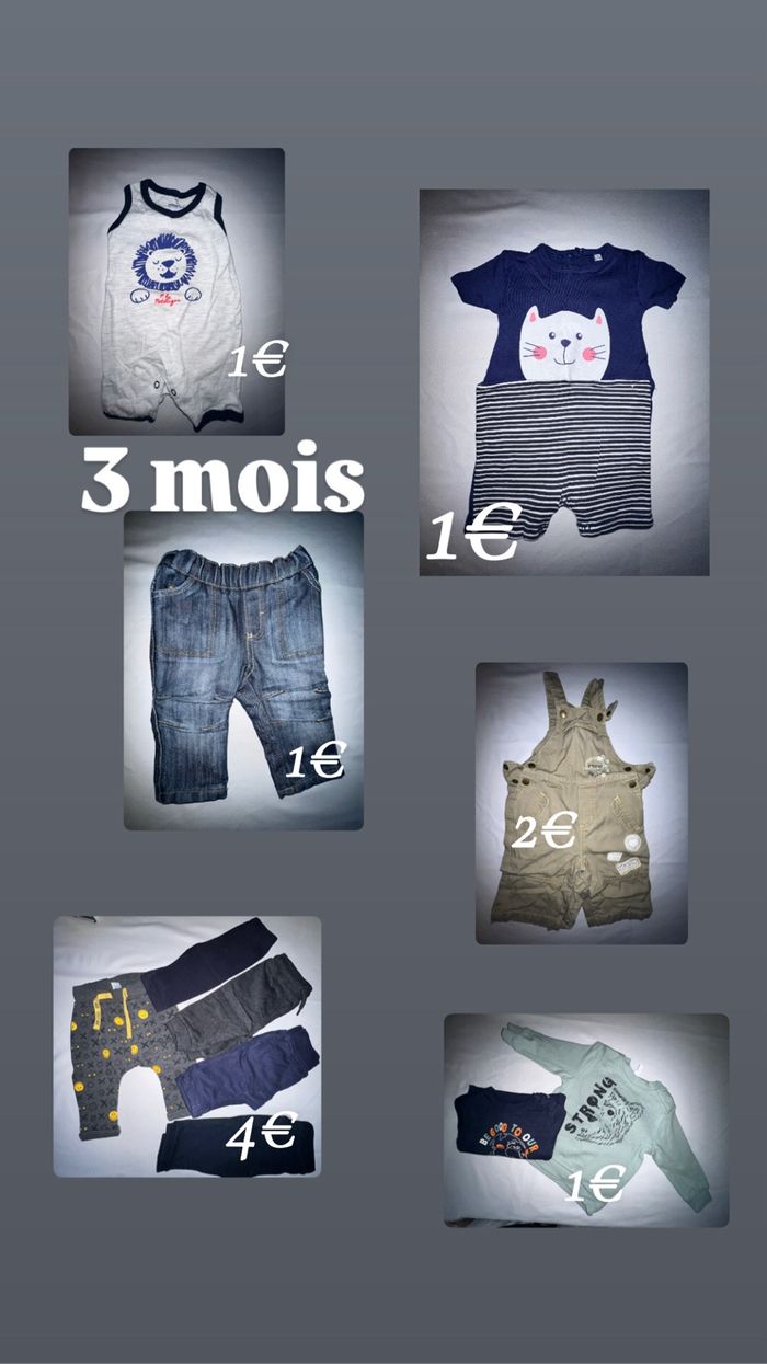 Vêtements 3 mois