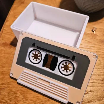 Boîte cassette rétro – Boîte rangement style K7 Cassette – Décoration vintage années 80 90 – Cadeau 