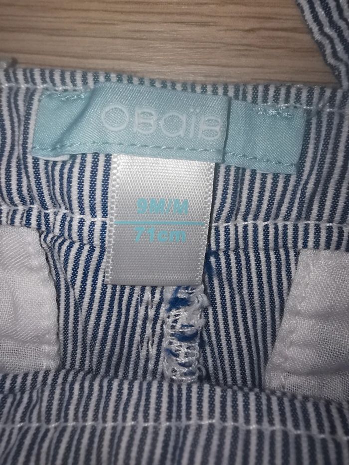 Combishort garçon 9 mois obaïbi - photo numéro 4