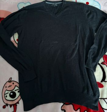 Pull col V homme
