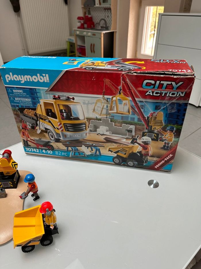 Playmobil city action chantier 70742 - photo numéro 2