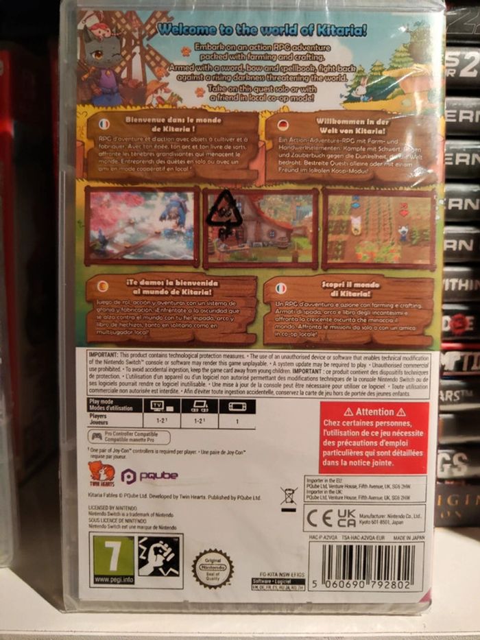 Kitaria Fables Nintendo Switch neuf - photo numéro 2