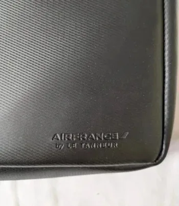 Porte document noir - Air France by Tanneur