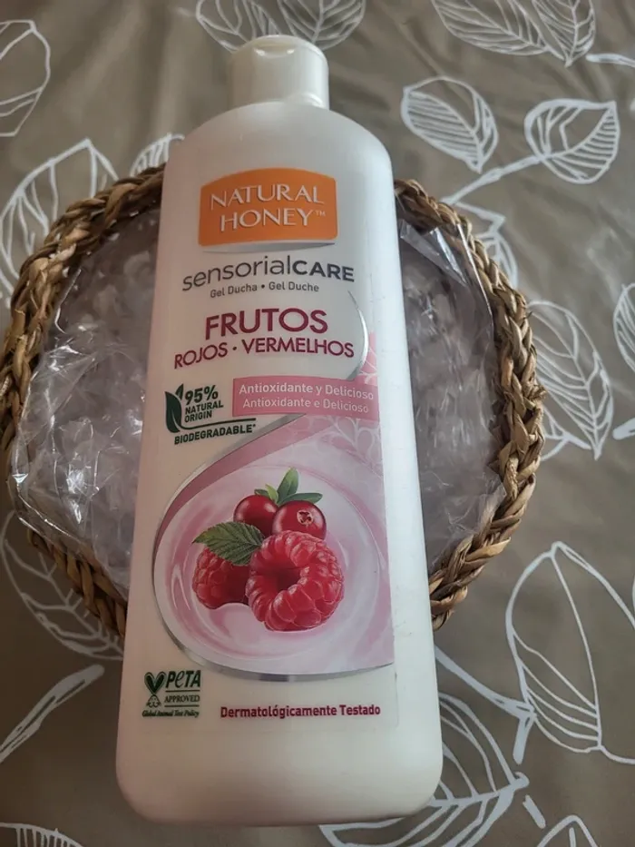 Gel douche fruit rouge, 600 ml