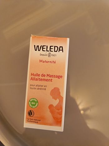 Huile massage allaitement