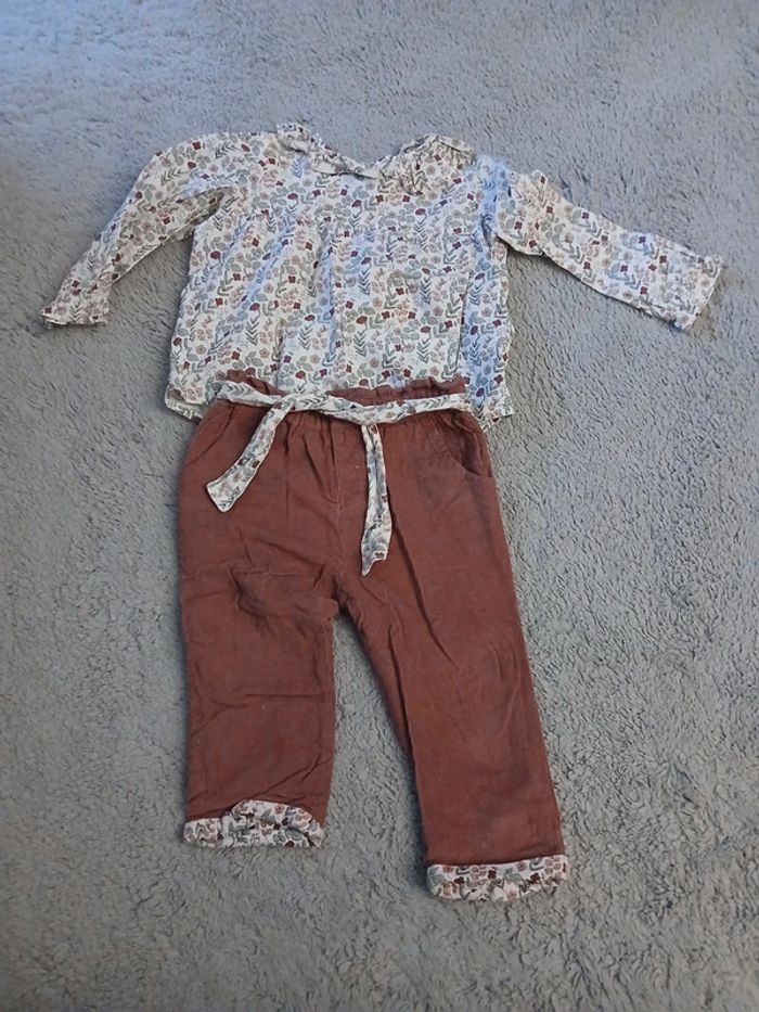Lot de 2 ensemble et 1 pyjama - photo numéro 2