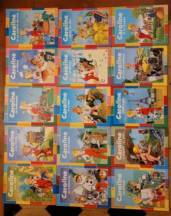 Lot de 15 livres Caroline Pierre Probst Hachette Jeunesse Album collection multicolore couleurs