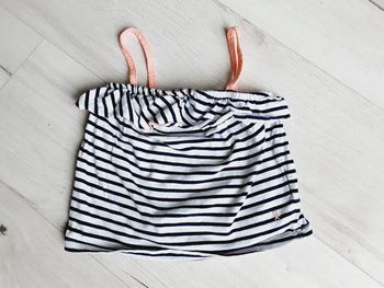 Vêtement fille tee-shirt débardeur rayé Okaïdi 3 ans