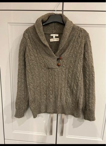 Pull kaki Massimo dutti