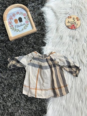 Blouse Burberry - 3 mois