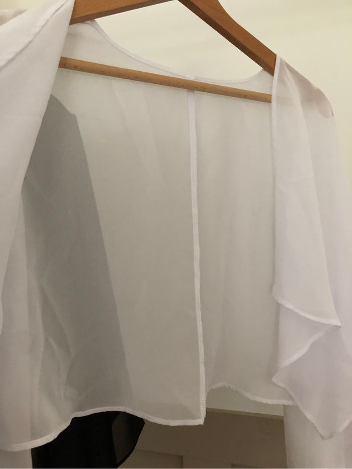 Lot 2 boléros en voilage neufs taille S - photo numéro 4