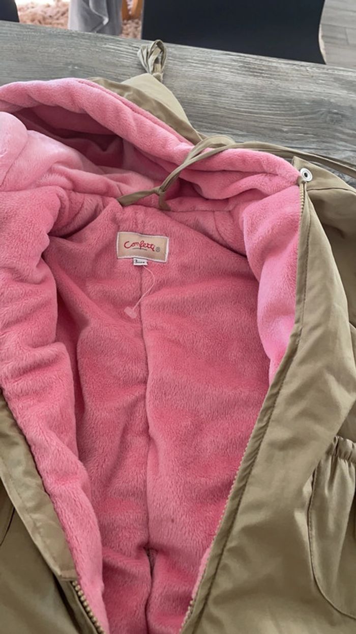 Combi pilote kaki rose bébé 3 mois - photo numéro 4
