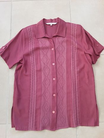 Gilet bordeaux femme en 48 DAXON NEUF