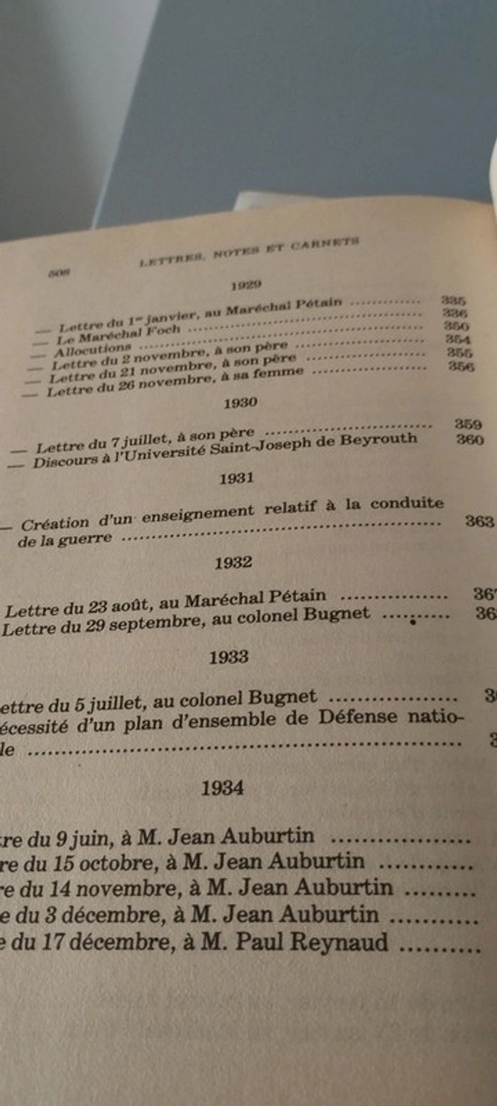 Lettres Notes et Carnets .Charles de Gaulle - photo numéro 7