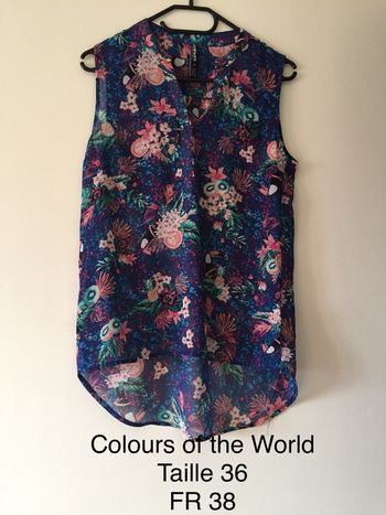Blouse multicolore Colours of the World Taille 38
