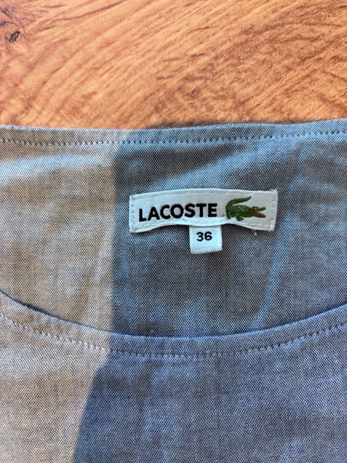 Tunique femme marinière taille 36 Lacoste - photo numéro 2