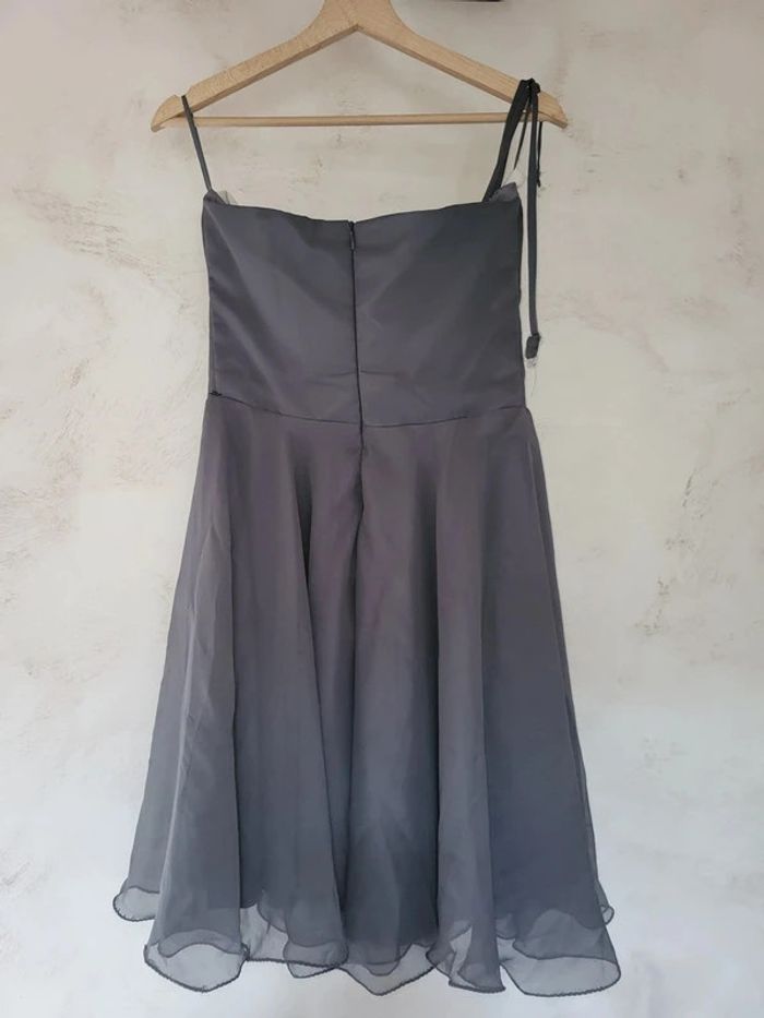 Robe habillée de cérémonie avec son étole 36/38 - photo numéro 4