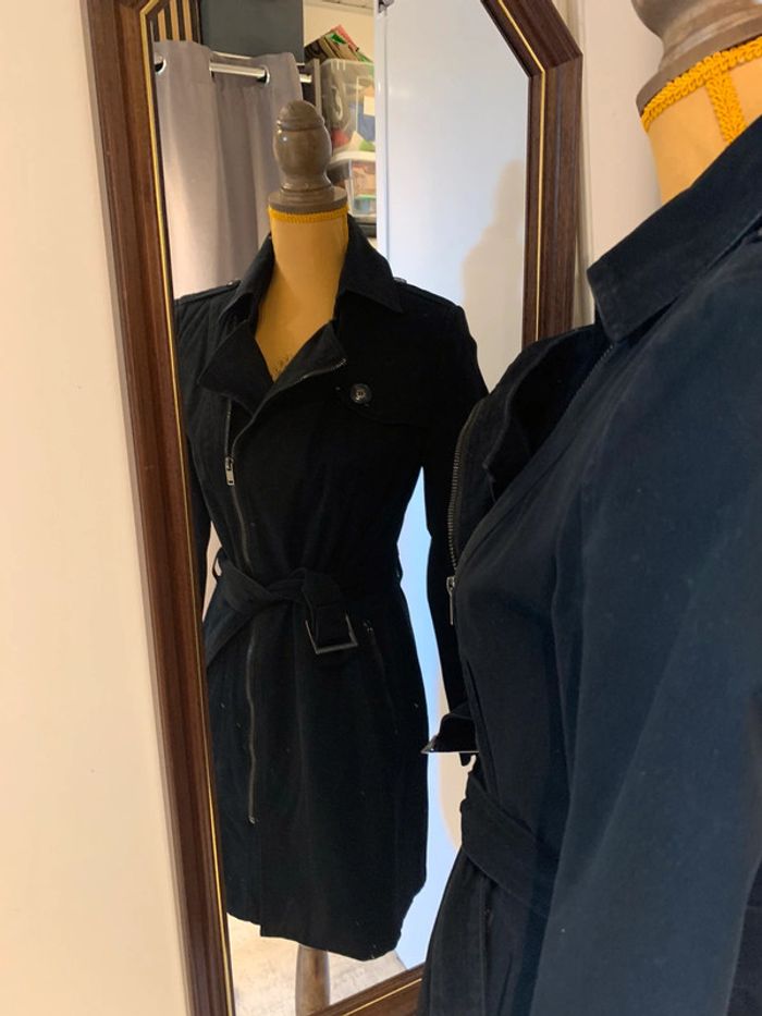 Trench-coat noir - photo numéro 5