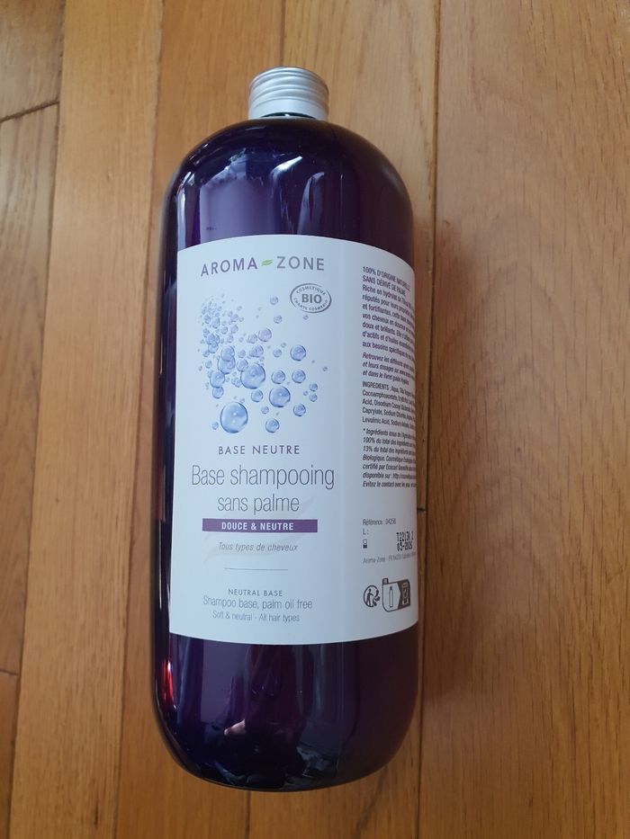 Base shampoing neutre sans palme Aroma Zone 1L