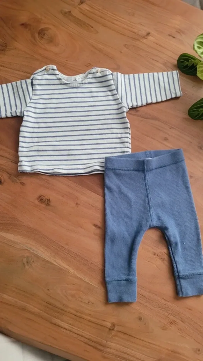 Ensemble garçon Zara 1-3 mois - photo numéro 4