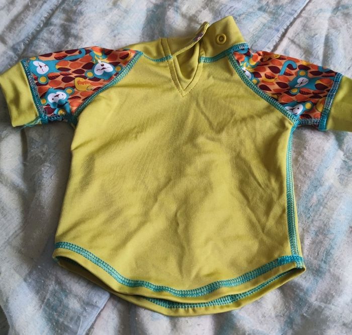 Tee-shirt anti uv bébé 12-18 M mixte - photo numéro 2