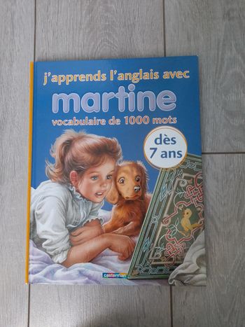 Livres j apprend l'anglais avec martine