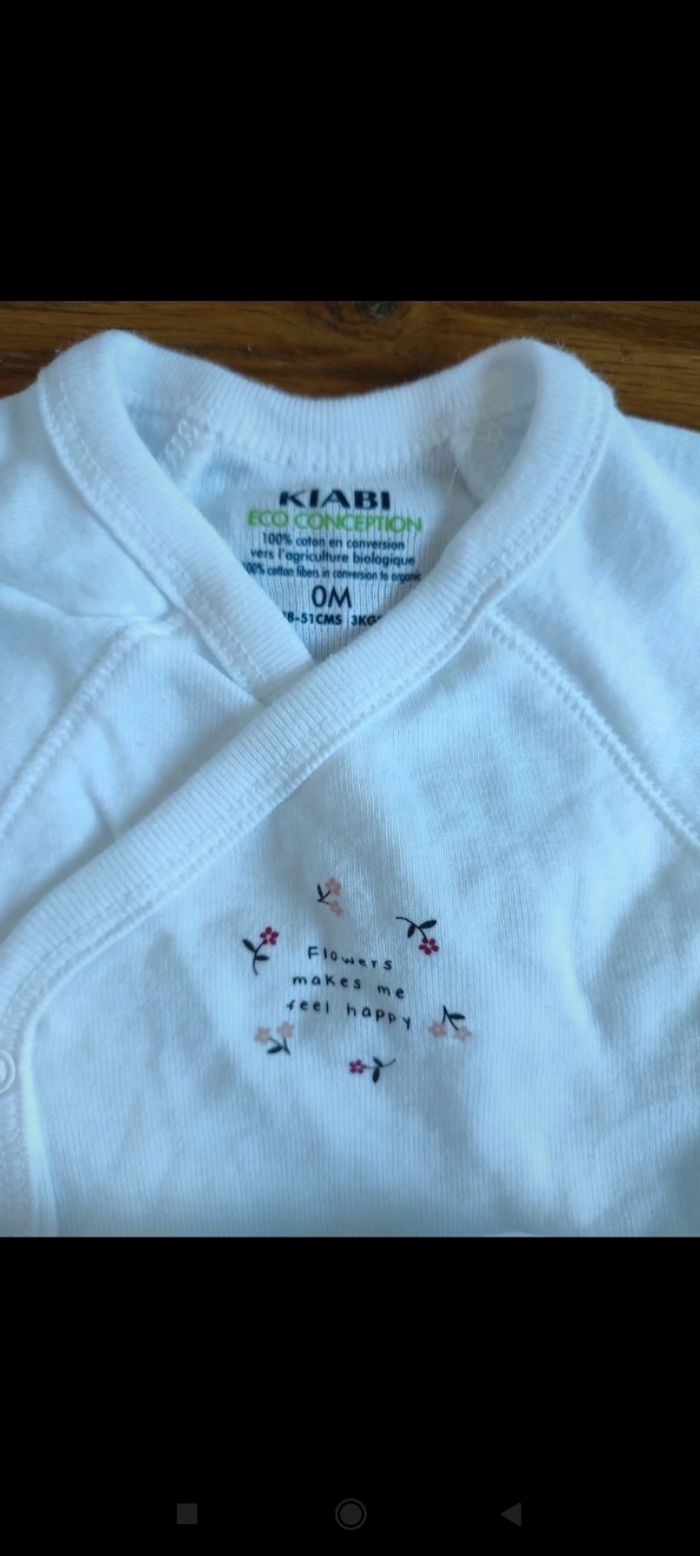 Lot 6 bodys naissance 50 cm - photo numéro 4