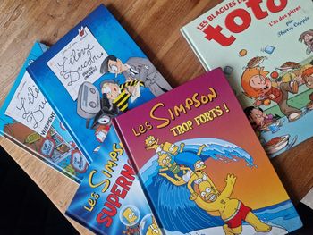 Lot de 4 bd + 1 gratuite