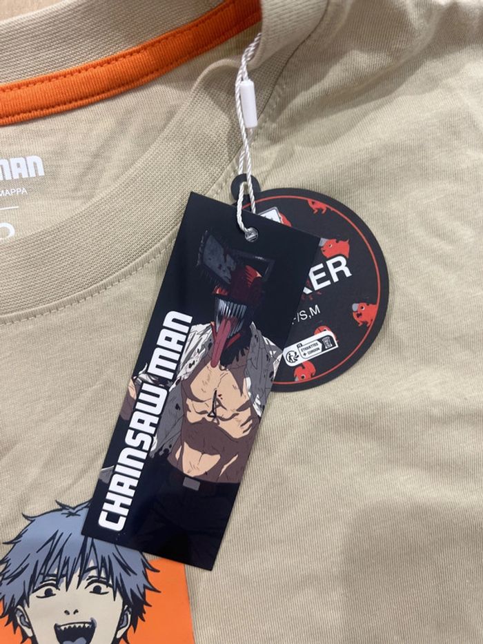 T-Shirt Chainsaw man L - mondial relay - photo numéro 2