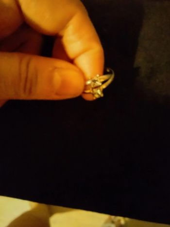 Lot de 2 bagues doré