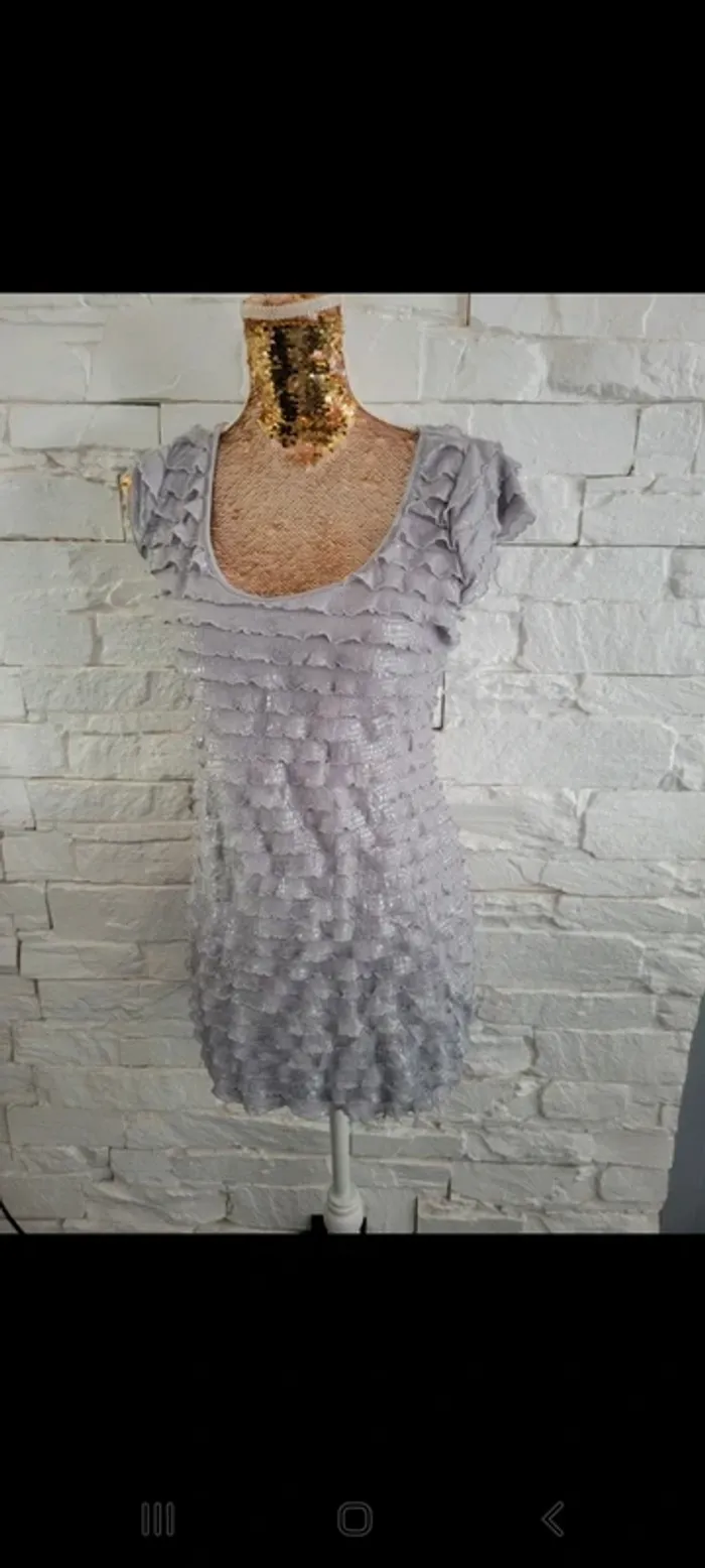 Top très chic gris 38