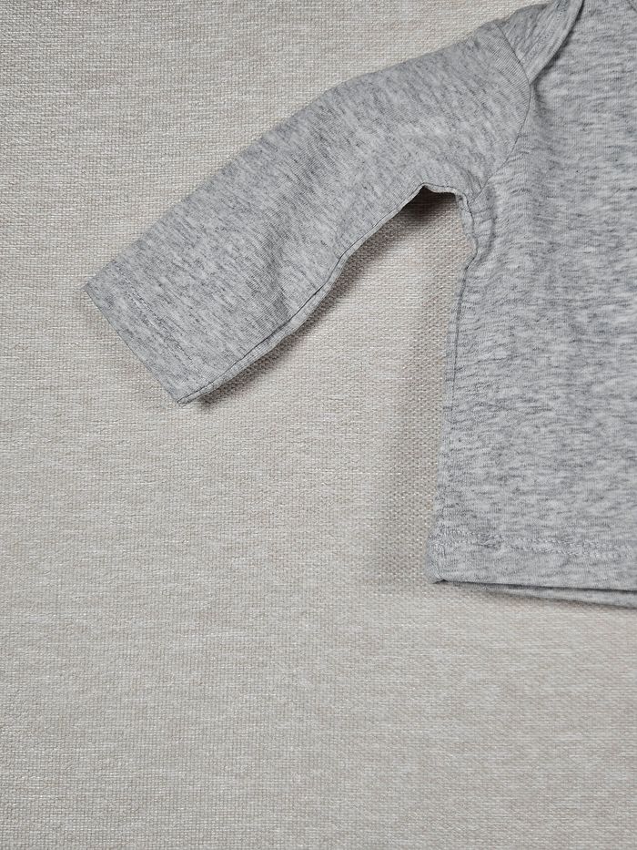 T-shirt manche longue motif lapin 50-56cm 0/2mois - photo numéro 3