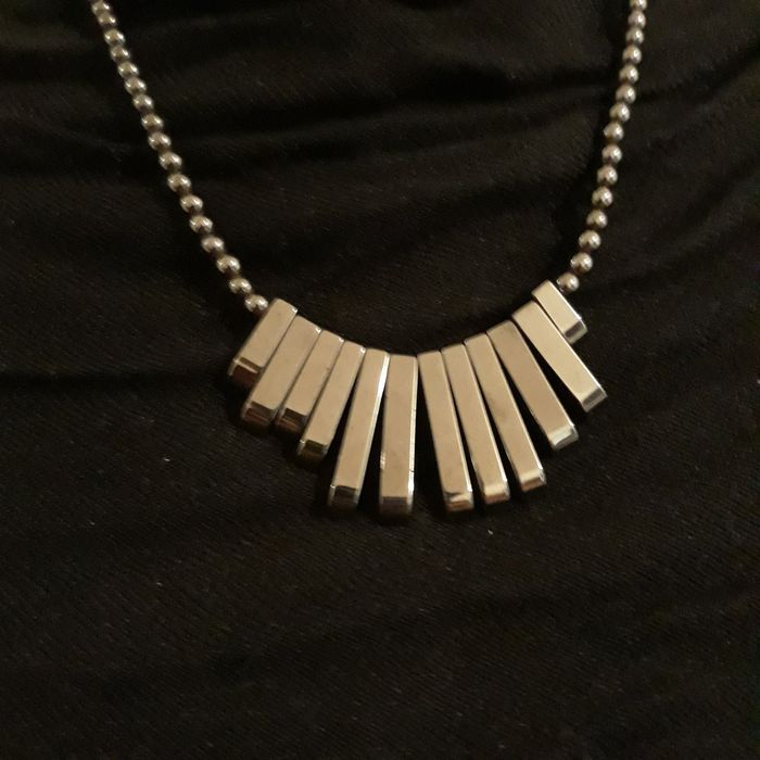 Faby27800 Collier en hématite longueur totale 47 cm - photo numéro 3