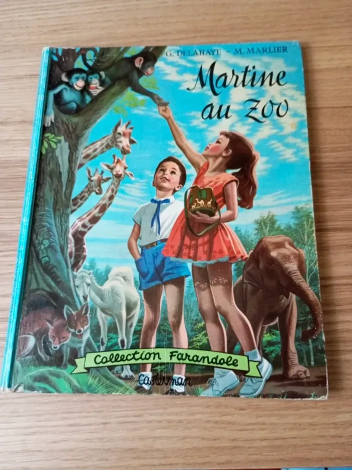 Martine au zoo et dictionnaire de 1963