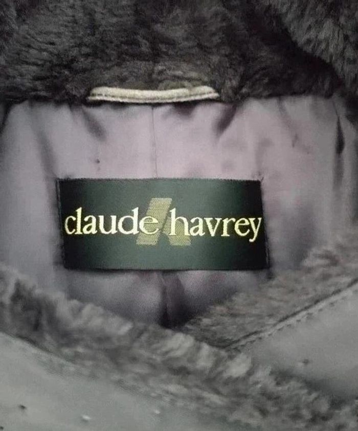 Manteau d'hiver avec fausse fourrure - Claude Havrey - taille 46 - photo numéro 3