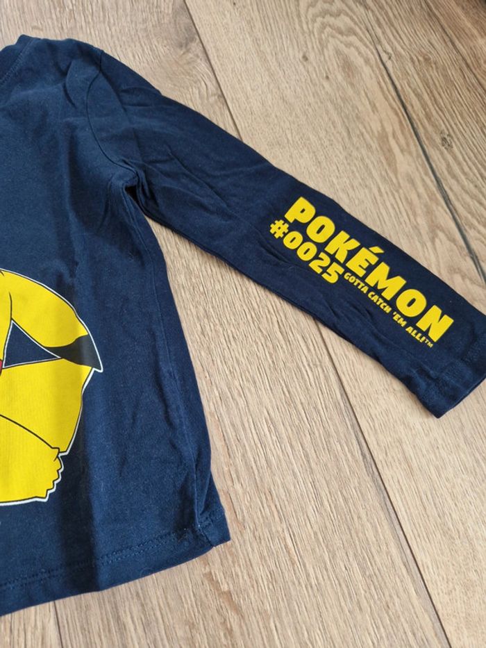 Tee shirt manche longue pokemon 5 ans - photo numéro 2