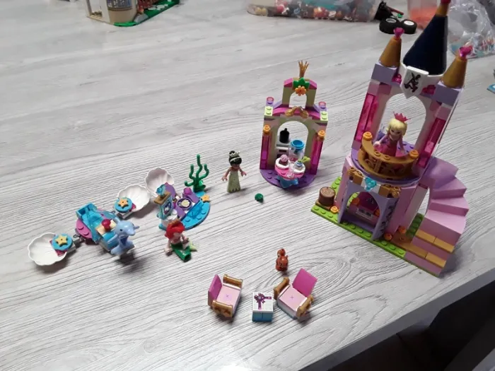Lego princesses Tiana, Aurore et la petite sirène