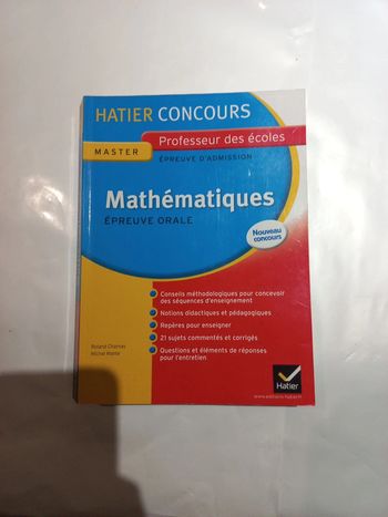 Manuel de préparation au crpe mathématiques oral