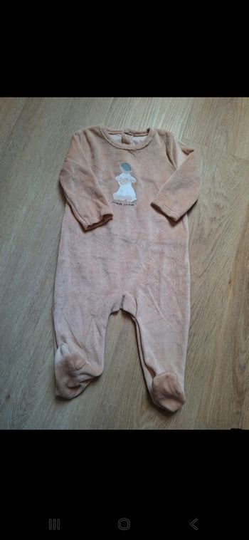Pyjama  velours 6 mois