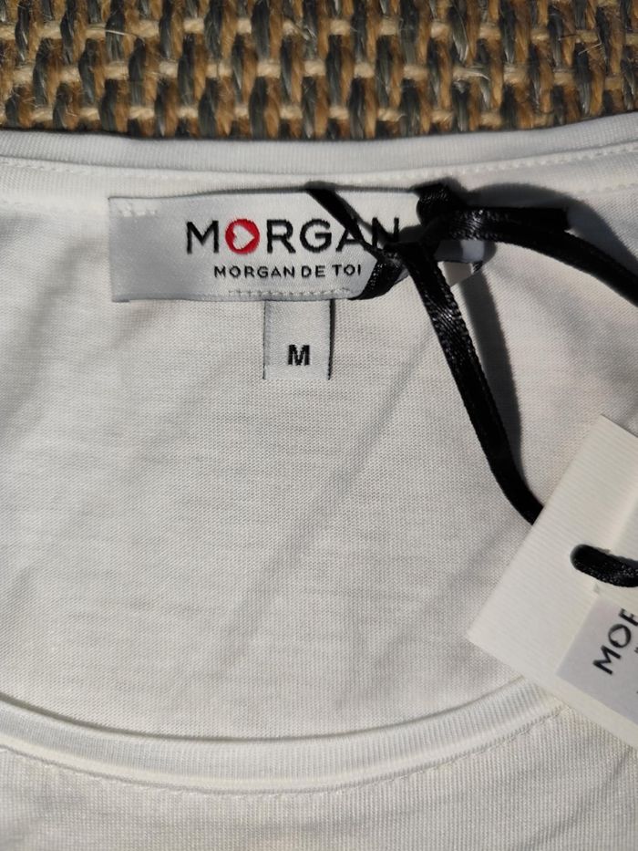 T-shirt Morgan , taille M , neuf avec étiquette - photo numéro 4