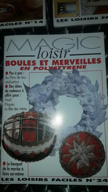Boules et merveilles en polystyrène