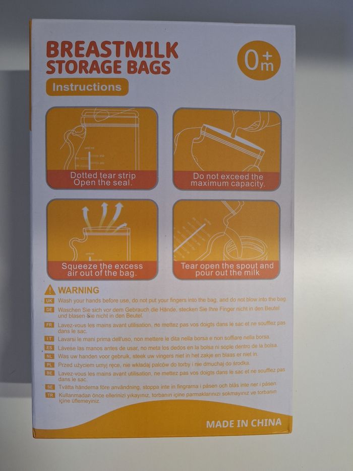 Sachets conservation lait maternel - photo numéro 4