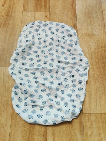 Drap housse matelas nacelle 100% coton