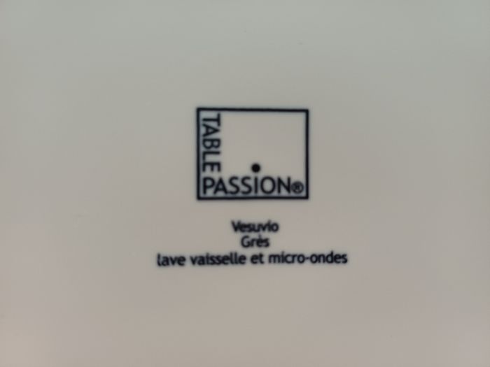 Lot 6 assiettes Grès Terre de passion - photo numéro 4