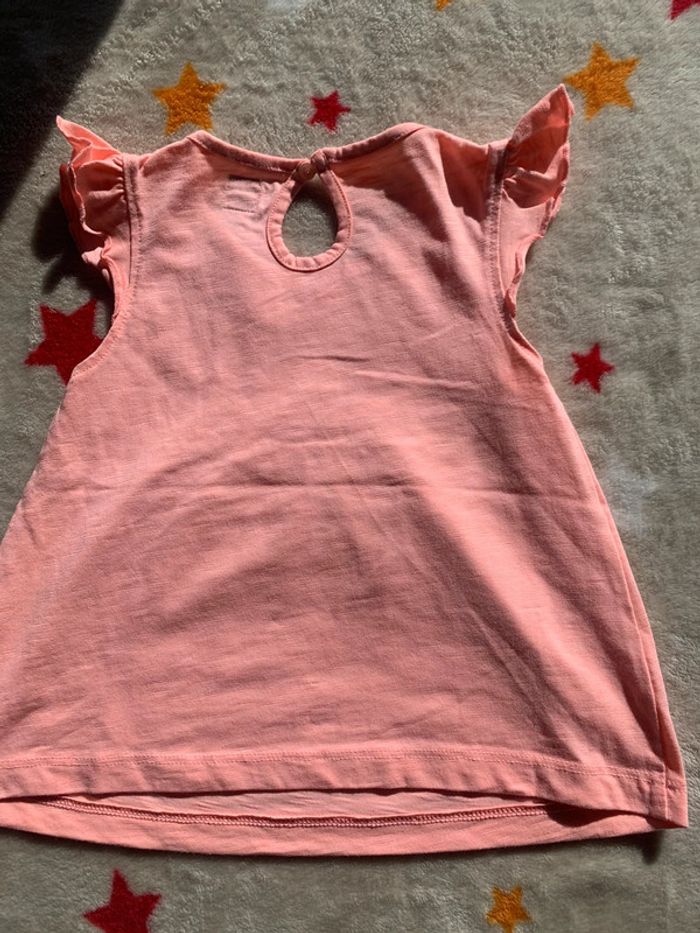Lot Tee-shirt Terre de Marin et Short Grain de Blé Corail et Bleu 3 Ans - photo numéro 5