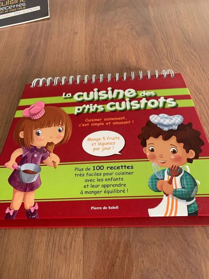 Livre de cuisine des petits cuistots