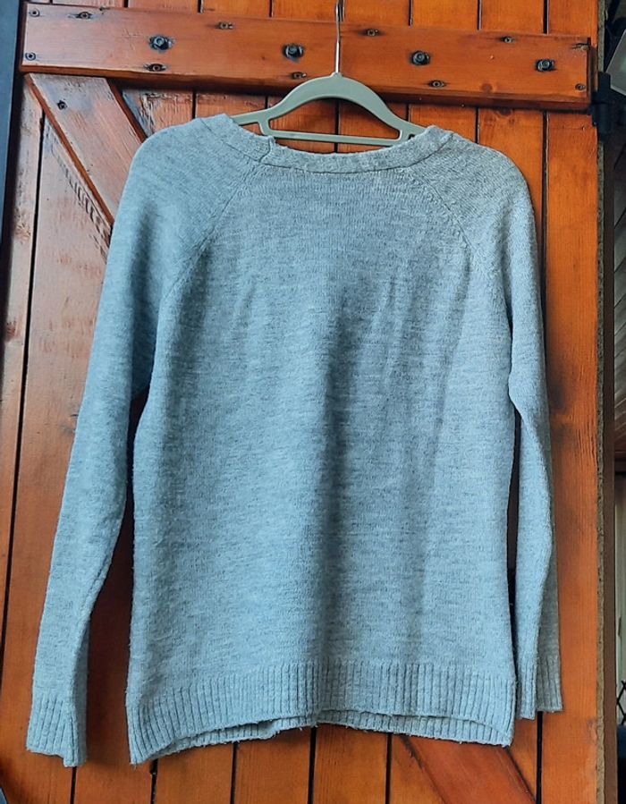 Pull femme gris Stradivarius, S - photo numéro 2